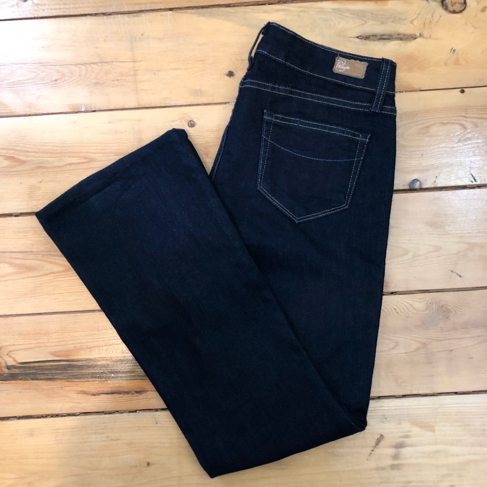 Paige Dark Wash Laurel Canyon Jeans